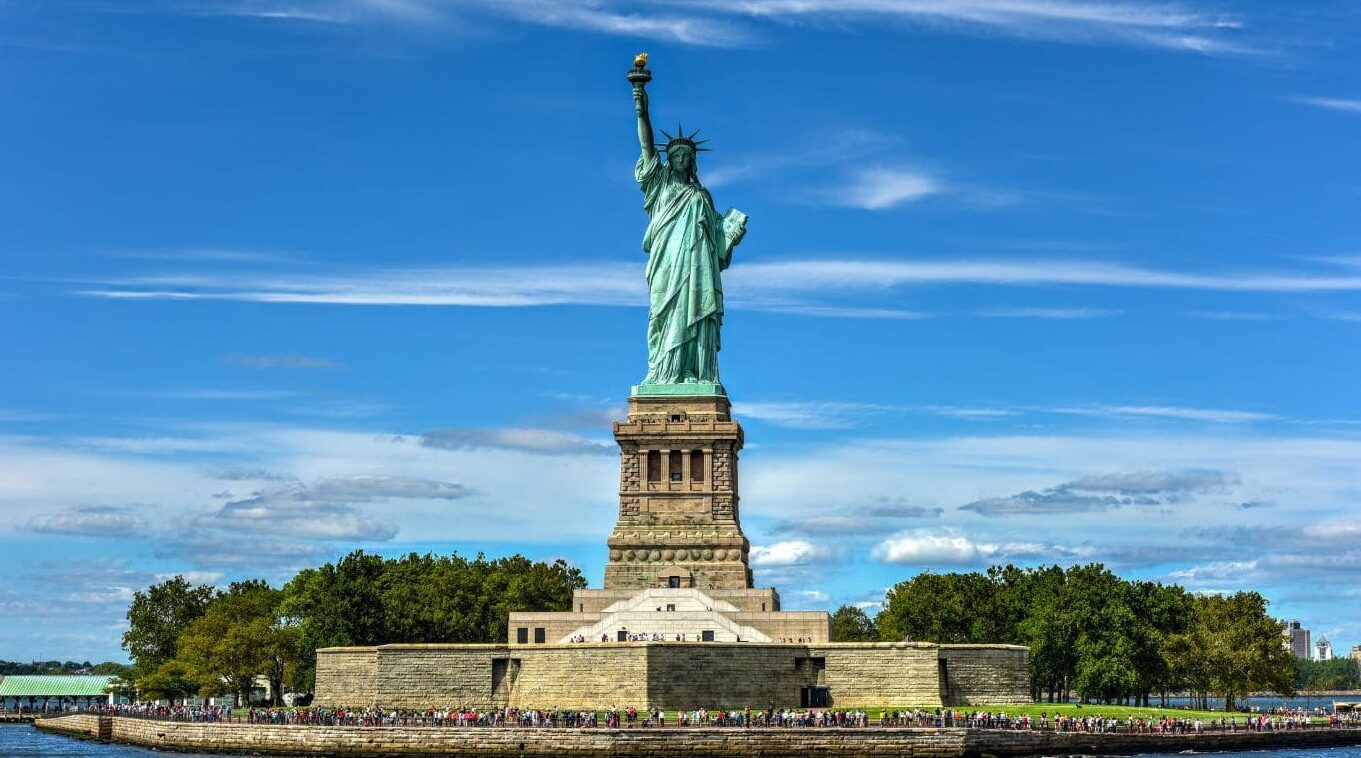 Panorámica de la Estatua de la libertad