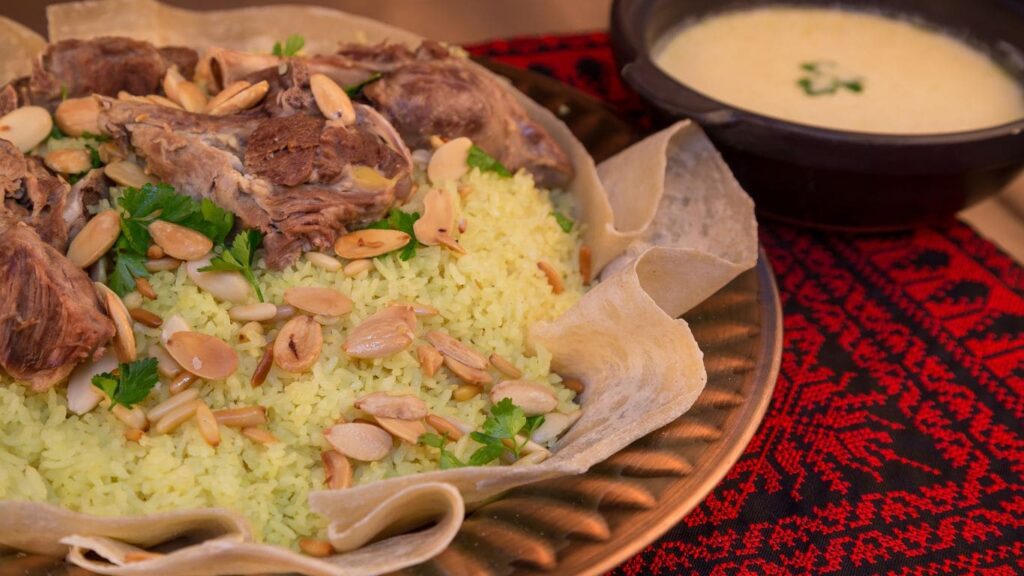 Plato típico jordano Mansaf