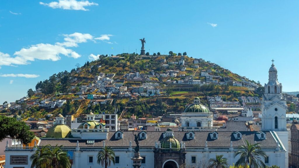 Vistas de la ciudad de Quito, Ecuador