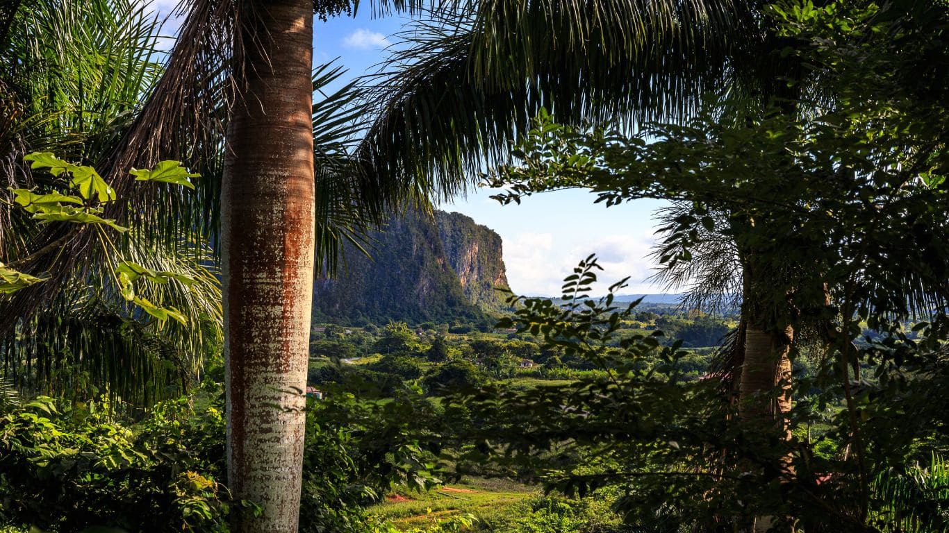 Vistas idílicas de Valle Viñales