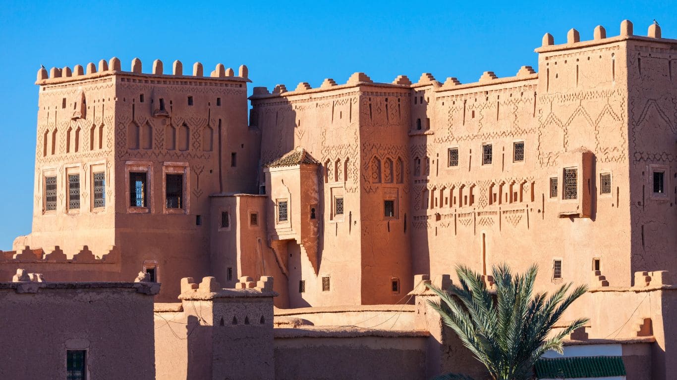 Kasbah de Taourirt de la ruta de las mil Kasbashs