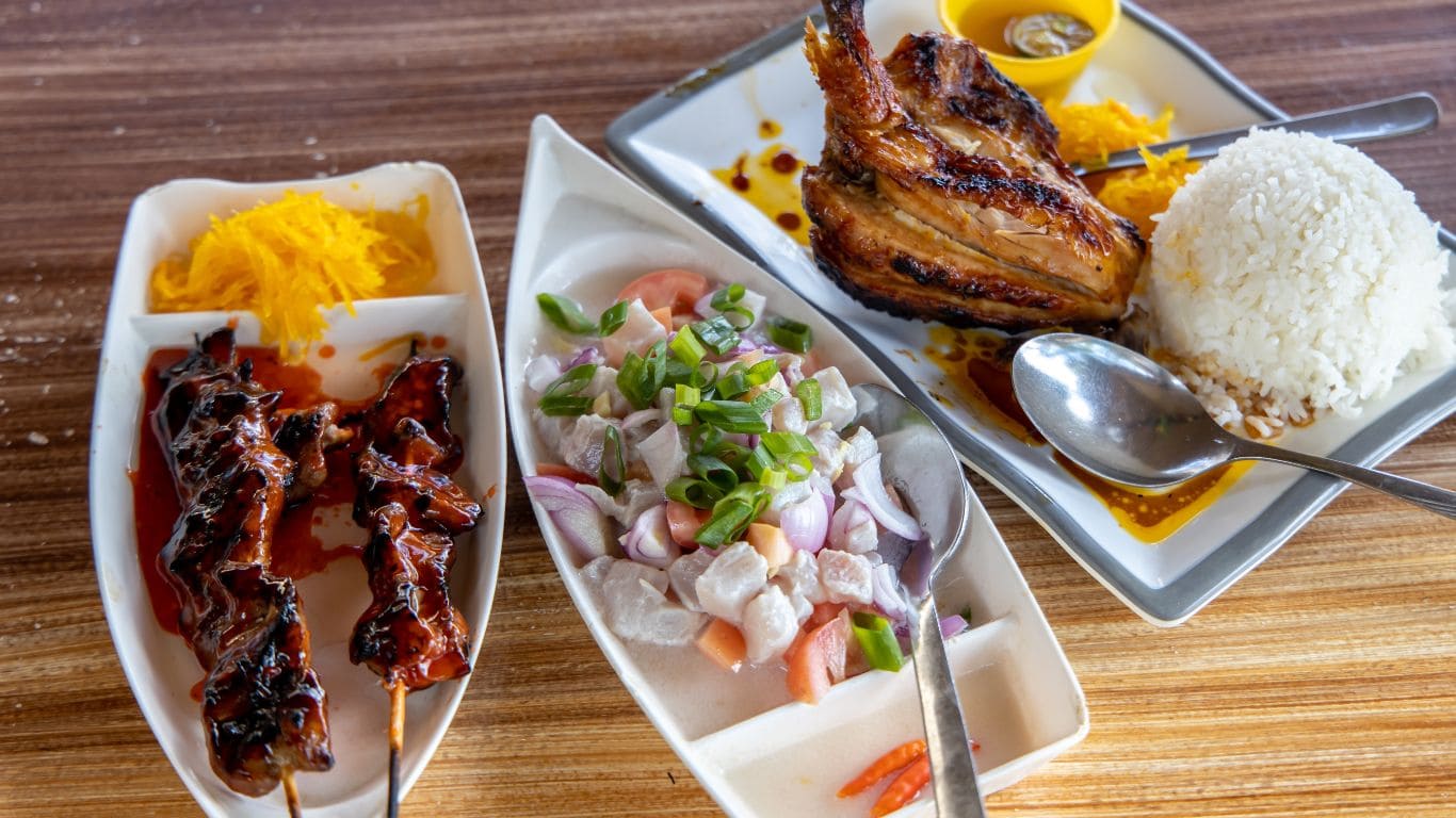 Cebiche típico de Filipinas