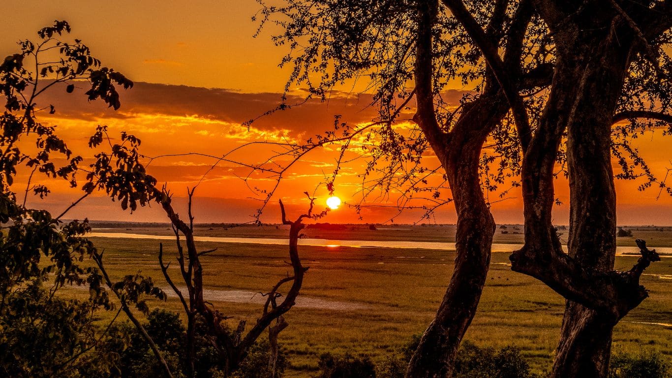 Atardecer en Chobe