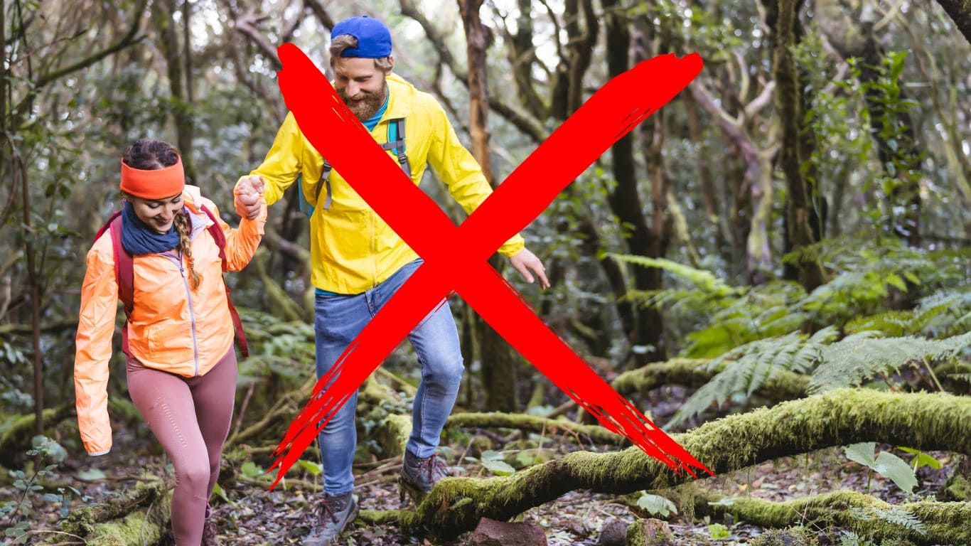 no llevar vaqueros en la selva