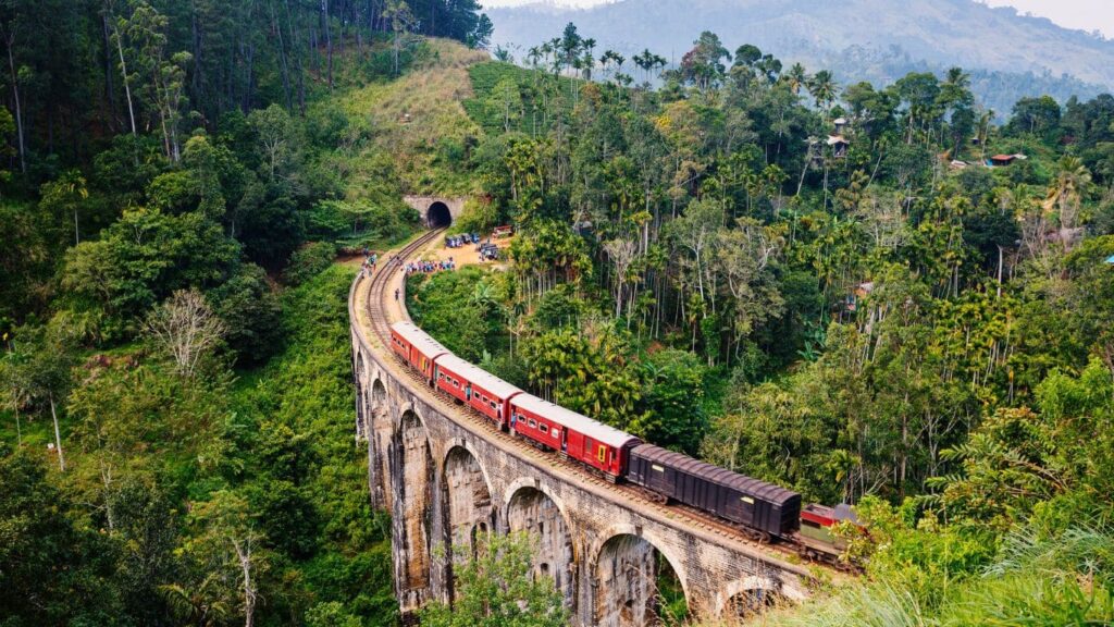 Puente de los nueve arco Sri Lanka