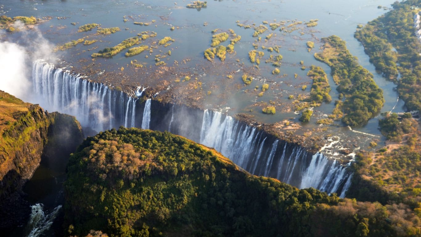 Vistas de las cataratas Victoria