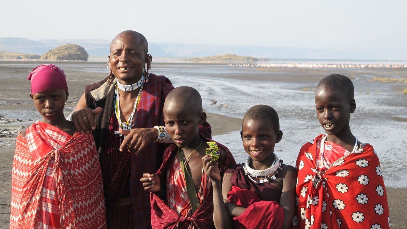 masais lago natrón